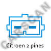 Conector de Diagn&oacute;stio Citroen 2 pines